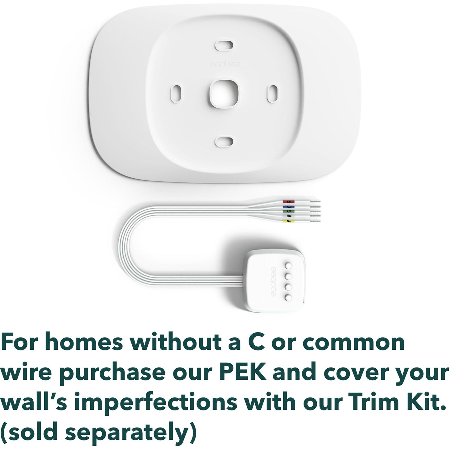 ecobee - Smart Thermostat Essential - Programmable Wi-Fi Thermostat - Works with Siri, Alexa, and Google