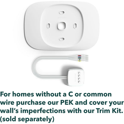 ecobee - Smart Thermostat Essential - Programmable Wi-Fi Thermostat - Works with Siri, Alexa, and Google