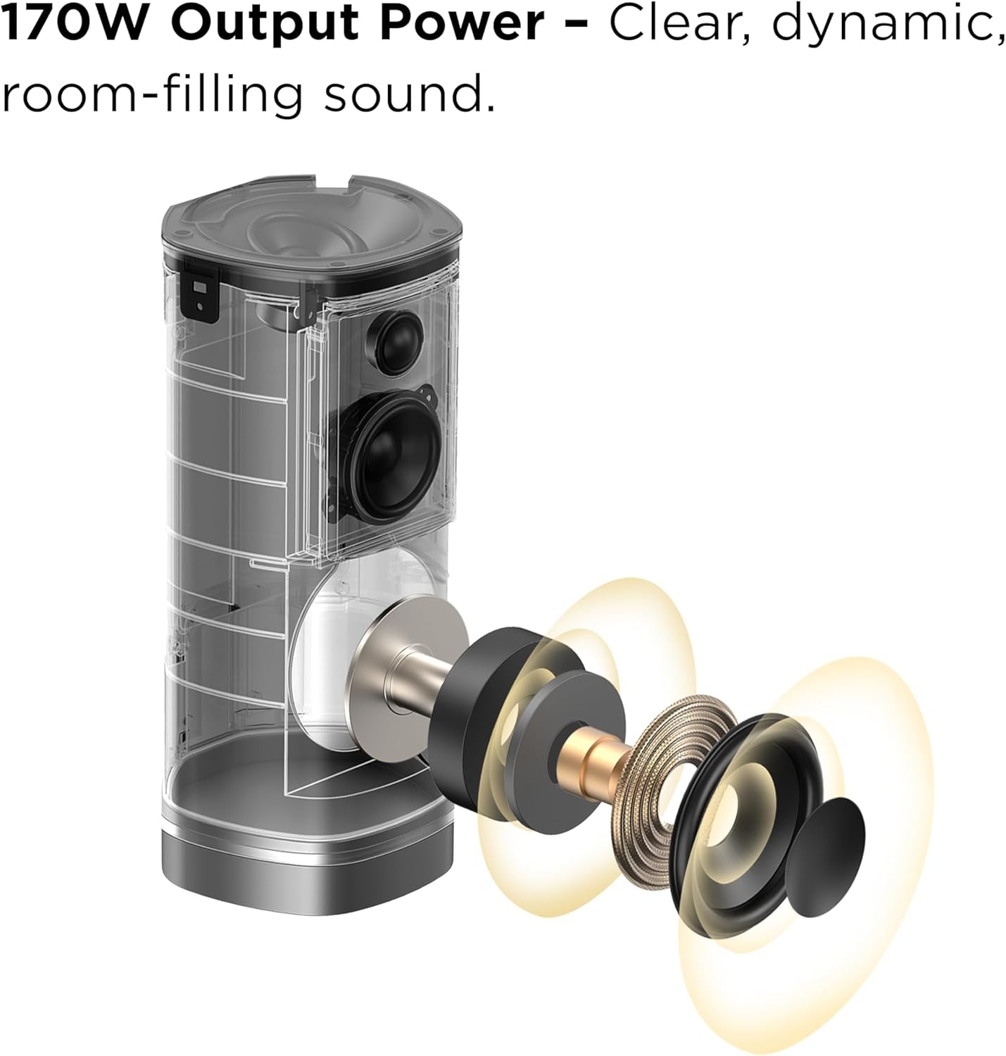 TCL Z100 Wireless Home Theater Speaker with Dolby Atmos FlexConnect Technology Black