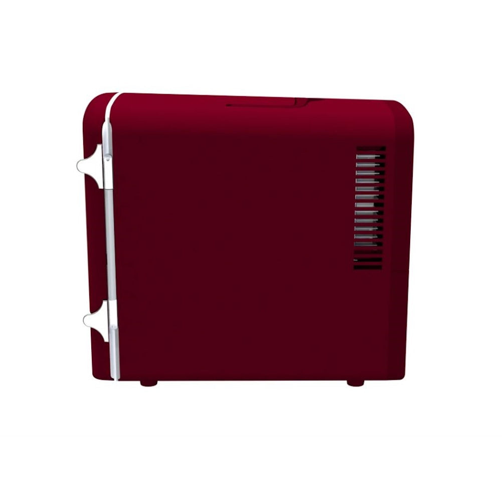 Frigidaire 9 Can or 6L Beverage Portable Mini Refrigerator EFMIS2175-RED, Includes 110V home power cord & 12V DC car adapter