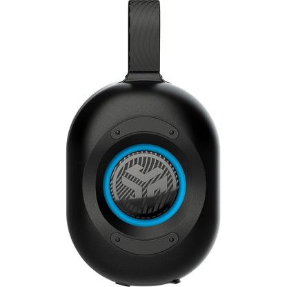JLab Pop Party Portable Bluetooth Speaker with Built-In RGB Lighting 5W Black SBPOPRBLK123