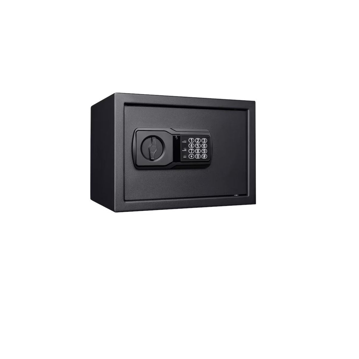 Fortress Medium Personal Pry Resistant Solid Steel Safe with Electronic Lock, Interior LED light, Backup key - 44E20