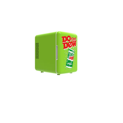 CURTIS MIS151MD Mountain Dew Retro, Mini Portable Compact Personal Fridge Cooler, 4 Liter