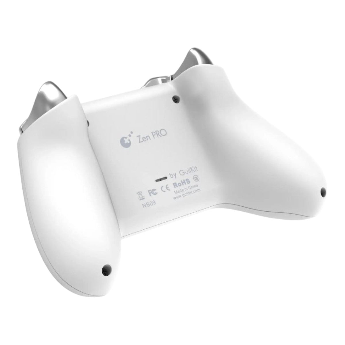 Zen Pro ZP09WHT Wireless Gaming Controller for Nintendo Switch, Bulit in dual vibration, AI Key, Quick interchange  - White