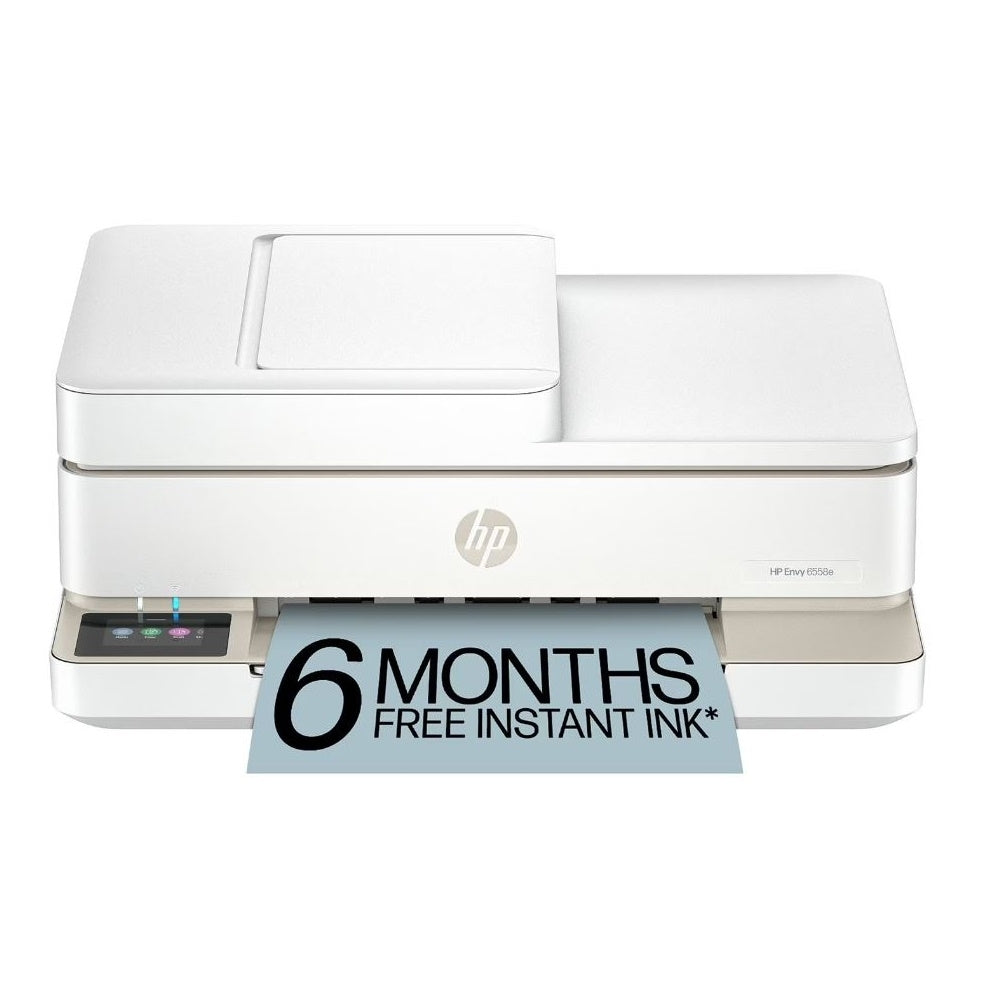 HP Envy 6558E Wireless All-in-One Color Photo Inkjet Printer White 714N8A#1H3