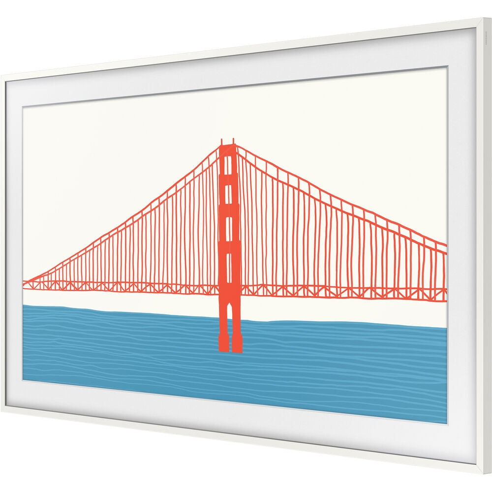 Samsung Customizable Bezel for the 2021 43" The Frame TV Modern White VG-SCFA43WTBZA