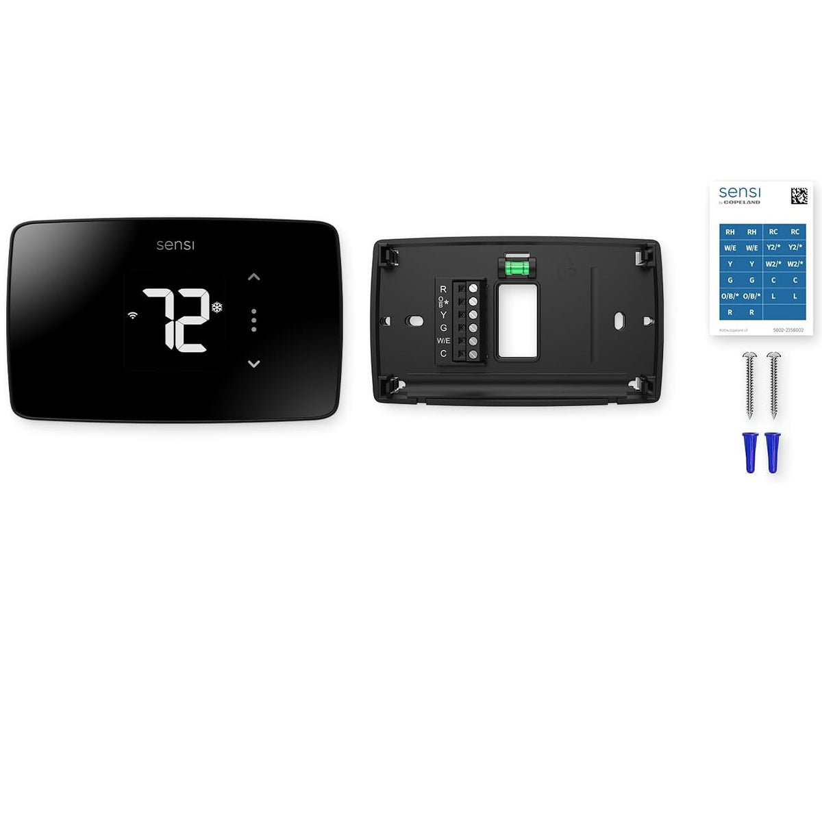 Sensi Lite ST25 Wi-Fi 7-Day Programmable Thermostat, Touchscreen Display, Data Privacy, C-Wire Not Required