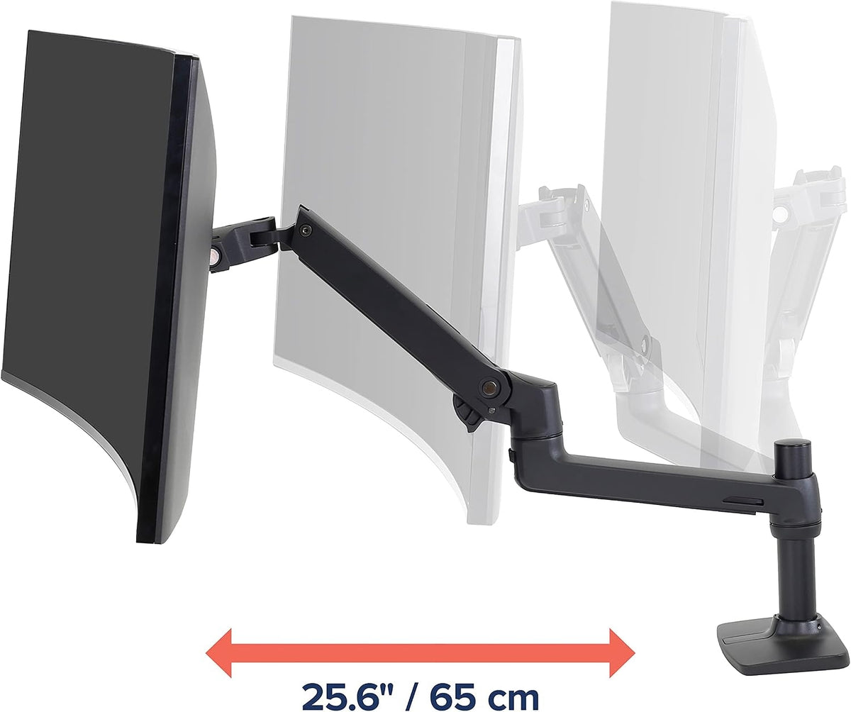 Ergotron LX Desk Mount Monitor Arm Matte Black 45-241-224