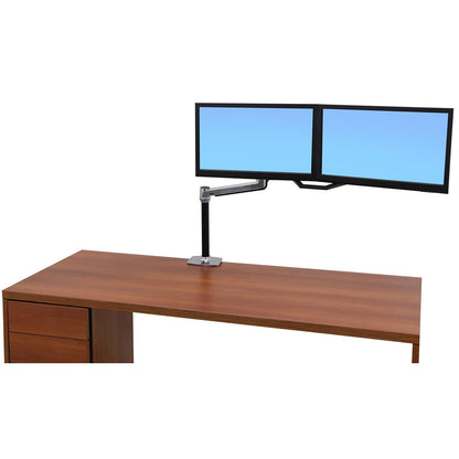 Ergotron LX HD Sit-Stand Desk Arm for Displays up to 49" Polished Aluminum 45-384-026