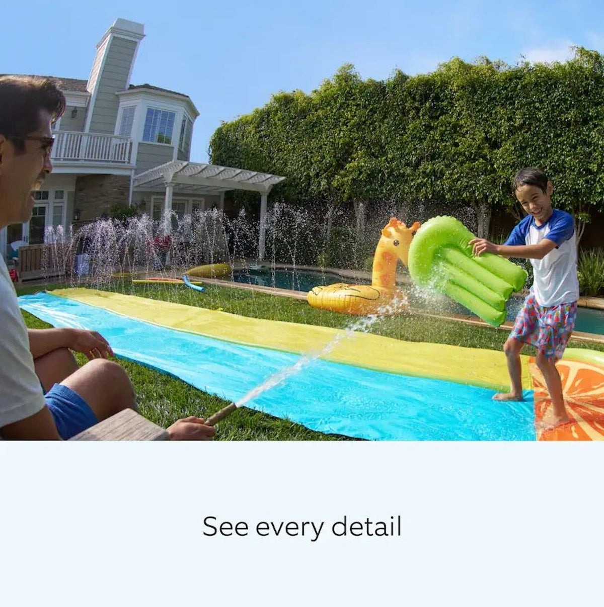 Ring Outdoor Cam Plus, Battery with 2K Video and Ring Vision, Low-Light Sight, and Mount-Anywhere Versatility White