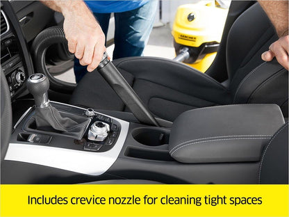 Karcher - WD 4 Wet-Dry Shop Vacuum Cleaner - with Attachments - Blower Feautre, Compact Space-Saving Design - 5.3 Gallon - 1100W