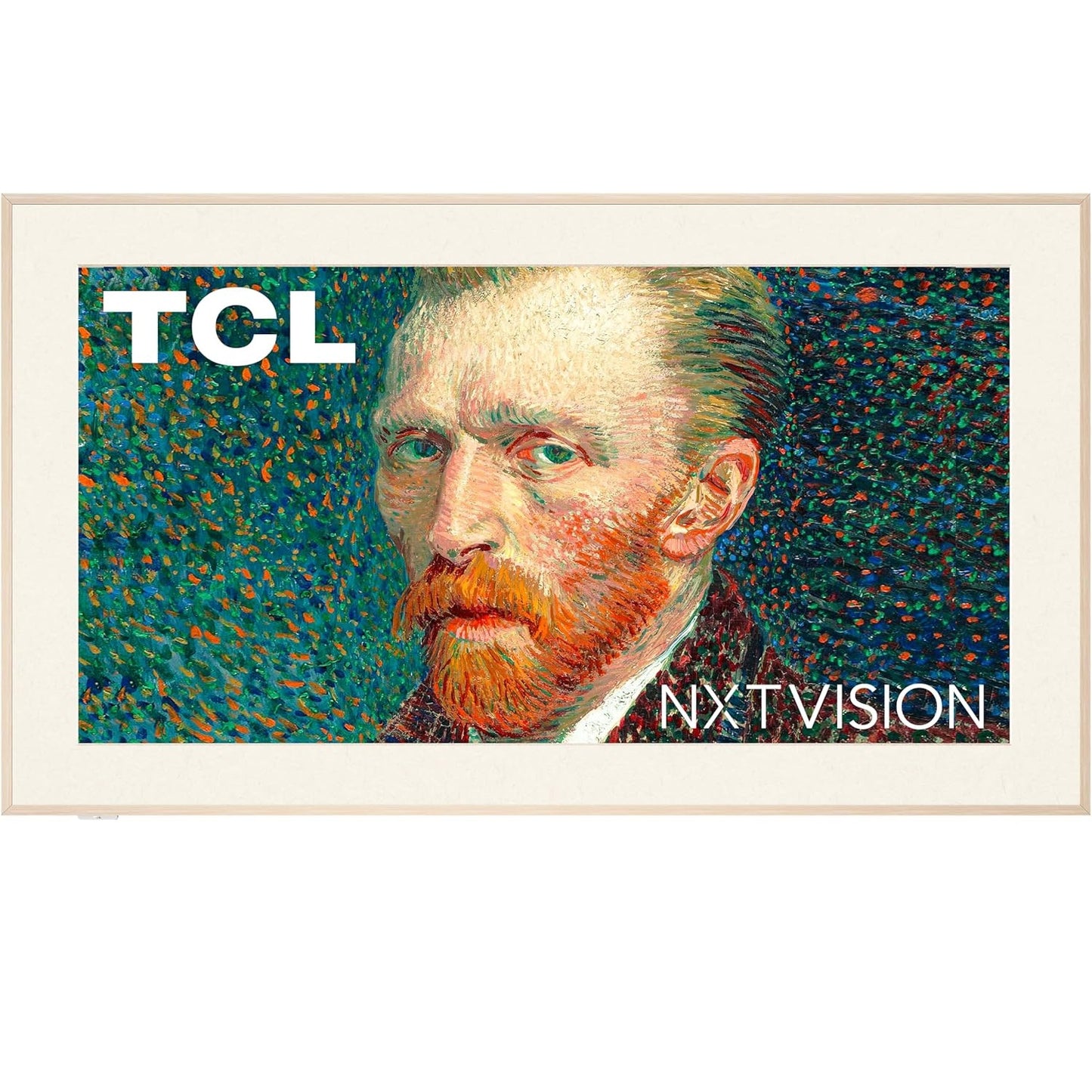 TCL - 85" Class 85A300W NXTVISION Series 4K QLED Art TV with Magnetic Frame, Ultra Matte Screen and Flush Wall Mount