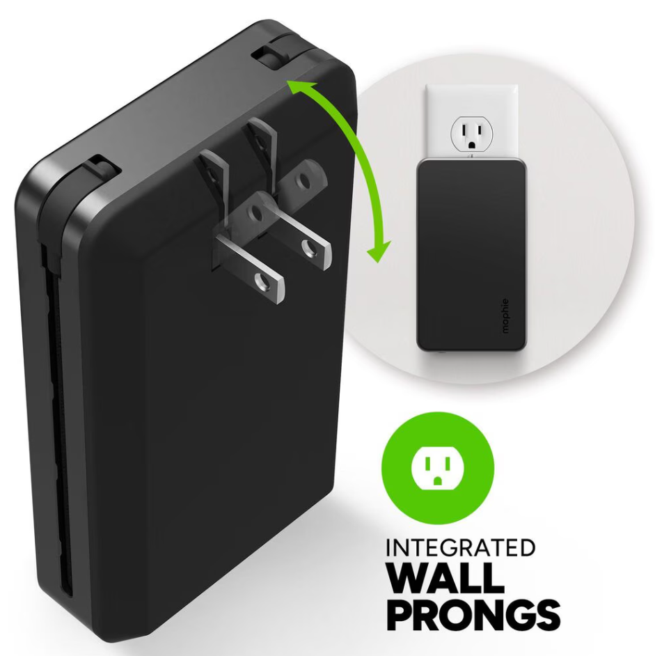 Mophie 10000 Mah Powerstation Plus Power Bank in Black 401119596