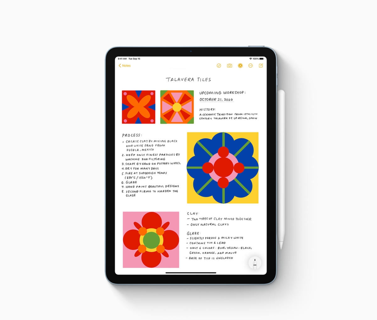 Apple 10.9" iPad Air 4th Gen, 64GB, Green MYFR2LL/A, Wi-Fi 6 (802.11ax) | Bluetooth 5.0, USB 3.2 Gen 1 Type-C Connector
