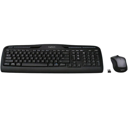 Logitech MK335 Wireless Keyboard and Mouse Combo - Black/Silver 920-008478