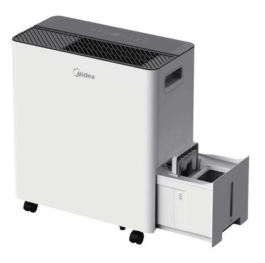 Midea Smart 50-Pint Dehumidifier with Built-in Pump, up to 4,500 Sq. Ft. MAD50PS1AWT-C