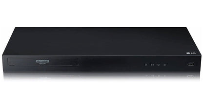 LG UBK80 4K Ultra-HD Blu-ray Player with HDR Compatibility Black Ethernet