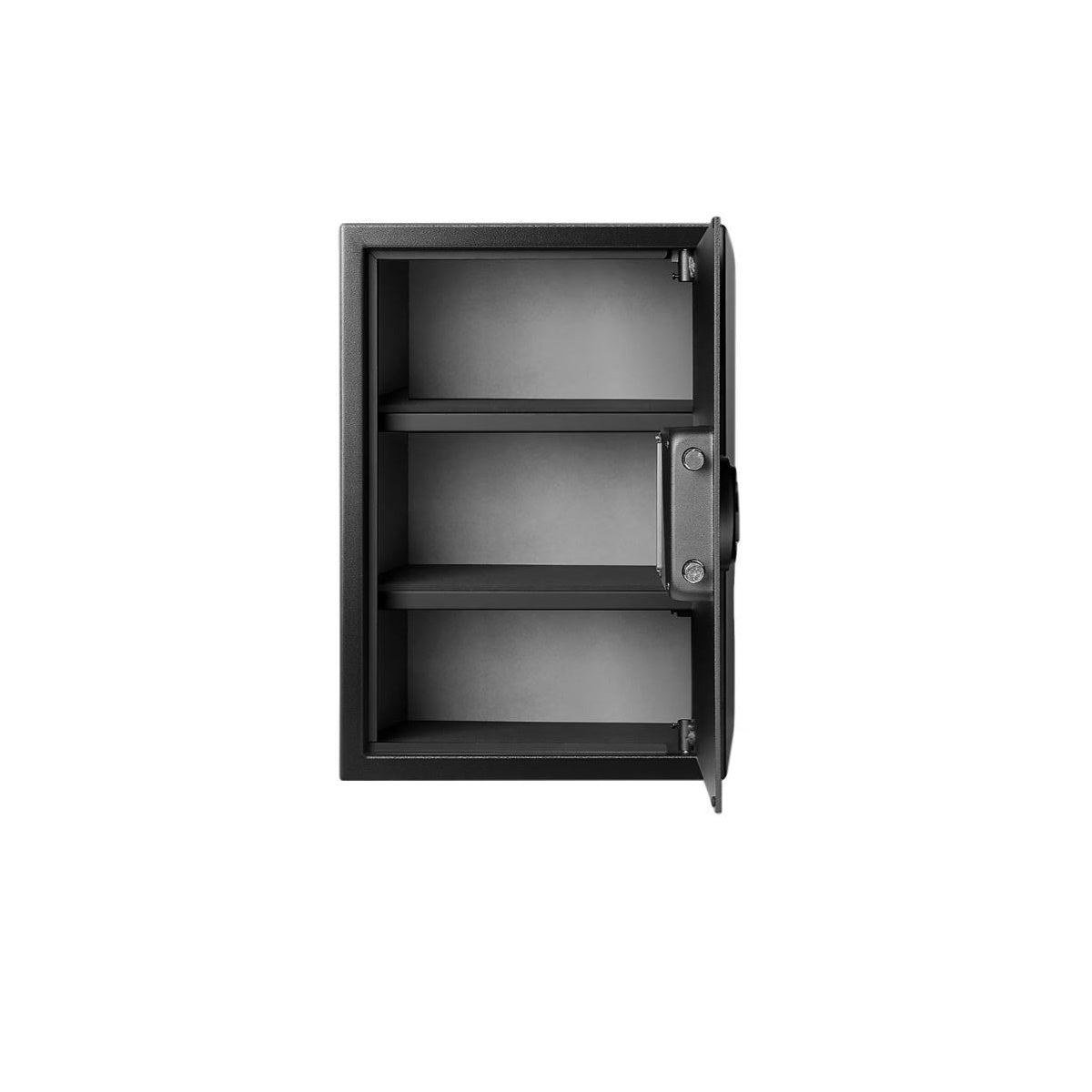Fortress Extra Large Personal Safe with Electronic Lock Black, Pry resistant with concealed hinges, Solid steel construction, Foam padded interior - 44E40