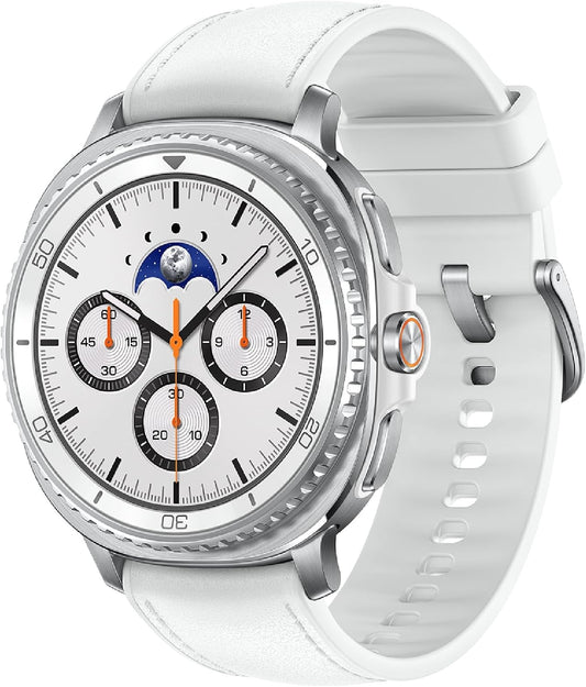 Samsung Galaxy Watch8 Classic Stainless Steel Smartwatch 46mm BT - White - (2025) SM-L500NZWAXAA