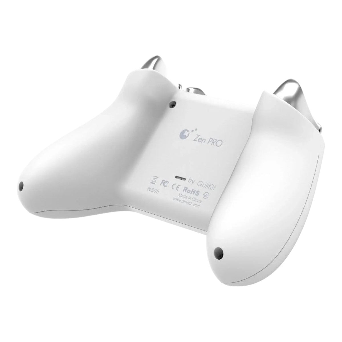 Zen Pro ZP09WHT Wireless Gaming Controller for Nintendo Switch, Bulit in dual vibration, AI Key, Quick interchange  - White