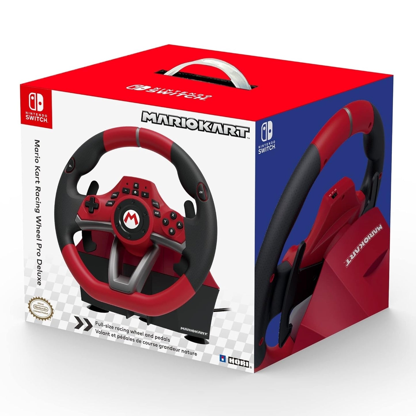 Hori Mario Kart Racing Pro Deluxe for Nintendo Switch Red NSW-228U