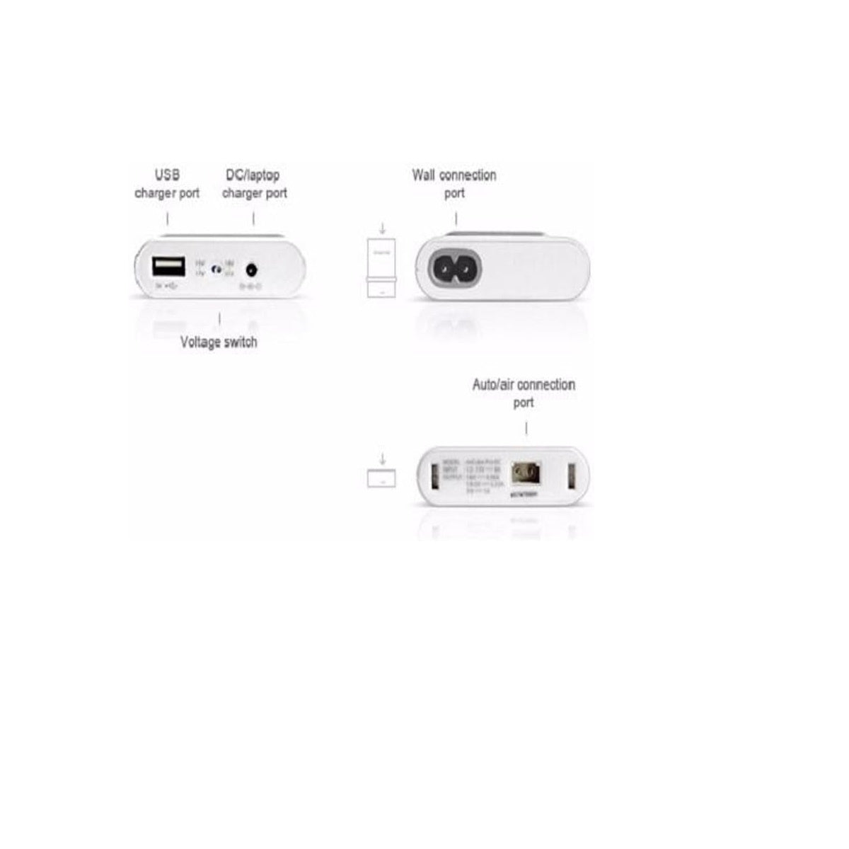Innergie mCube Pro 70 Watt Universal AC, Auto, and Air Adapter for Notebooks TADP-70BB AK