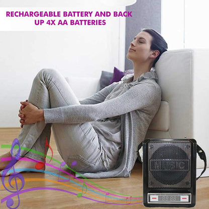 Technical Pro WASP100 Wireless Rechargeable Speaker and Headset Mic