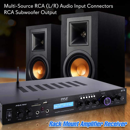 Pyle Pro PDA7BU Stereo Receiver with Bluetooth