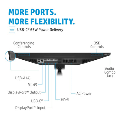 HP E24m 23.8" 16:9 1920 x 1080 5ms 75Hz IPS Monitor with USB Type-C Docking 40Z32AA