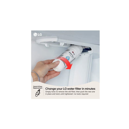 LG Genuine LT1000P Refrigerator Water Filter ADQ7479350