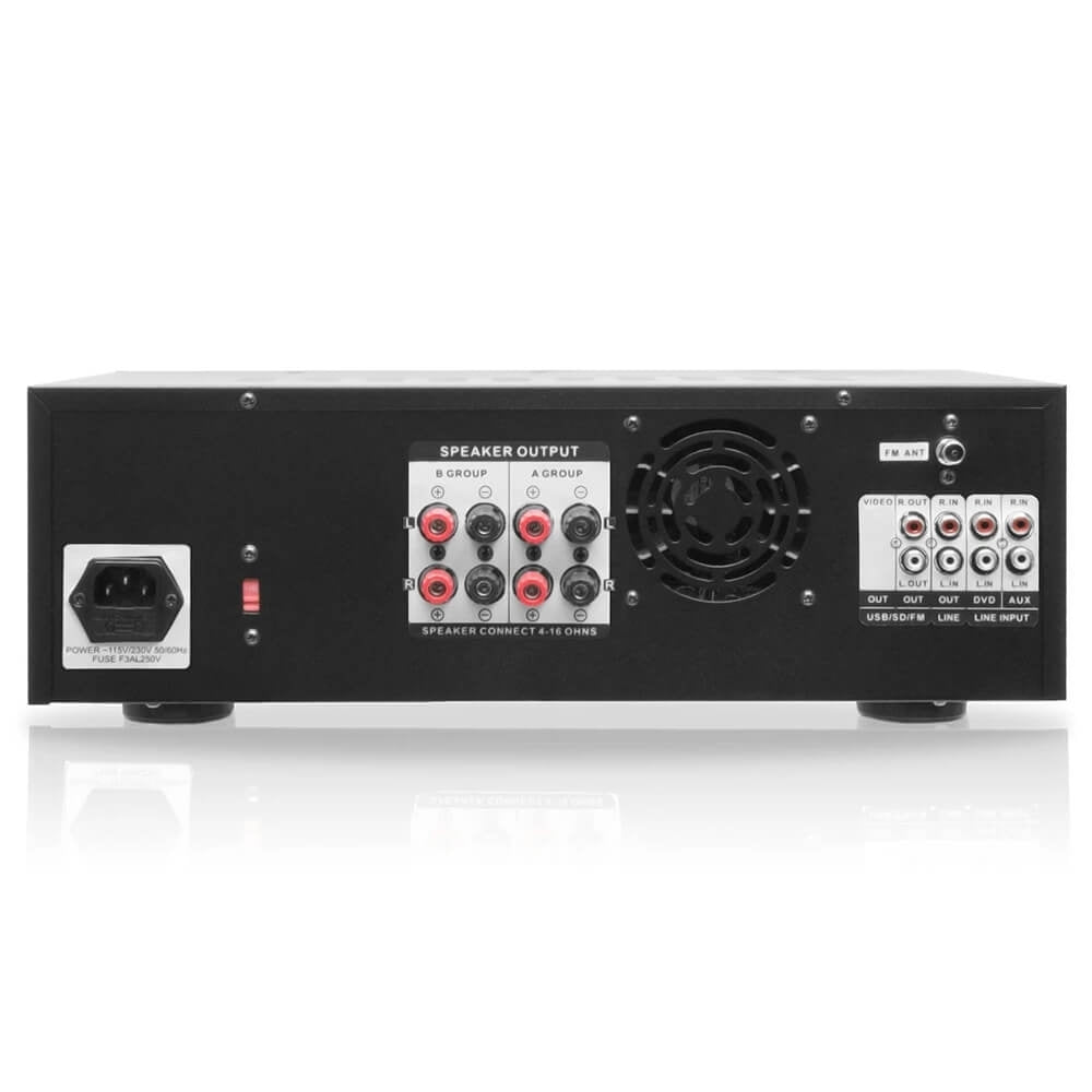 Technical Pro - MM3000 Pro Bluetooth Mic Mixing Amplifier - Black