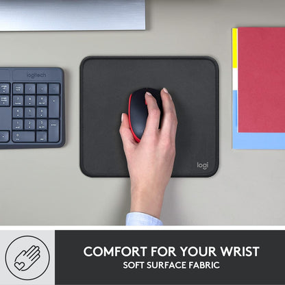 Logitech - Mouse Pad Studio Series with Spill-Resistant Surface (Medium) - Graphite 956-000035