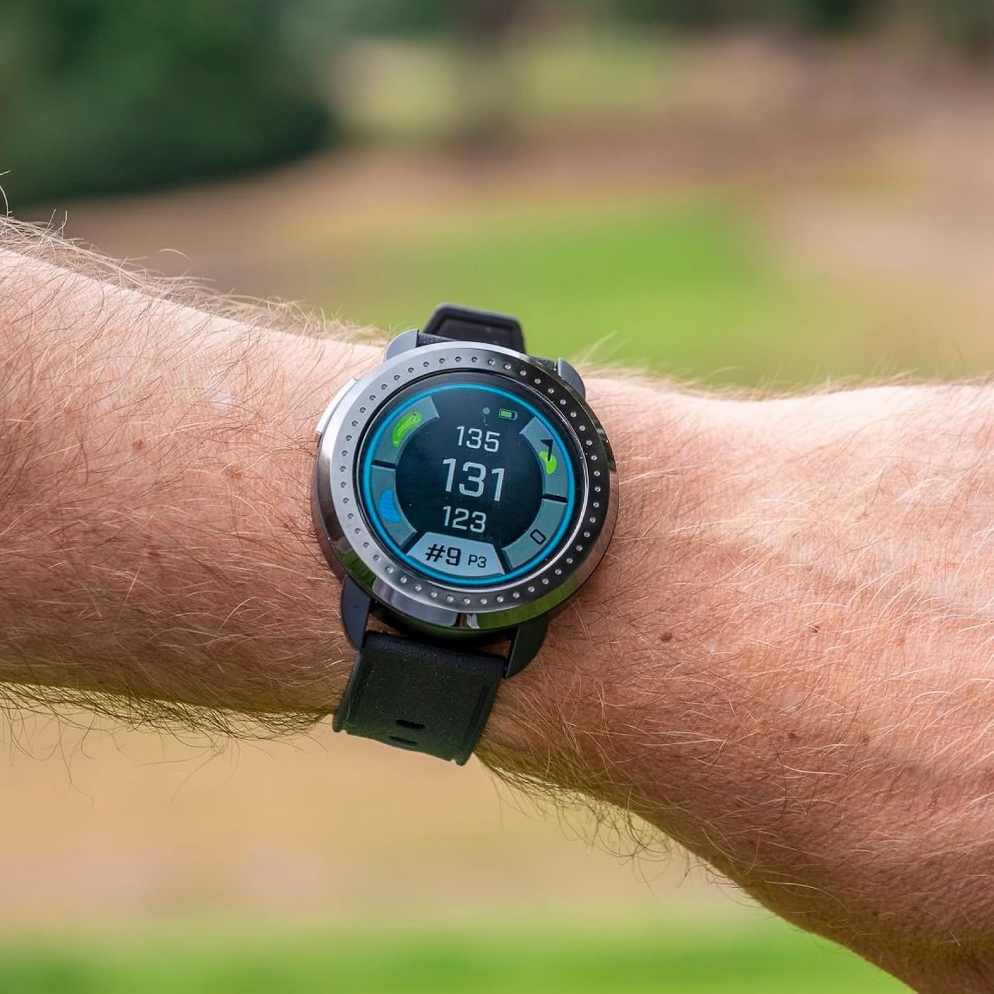 Bushnell - iON Elite 35.5mm Smart GPS Golf Watch - Black