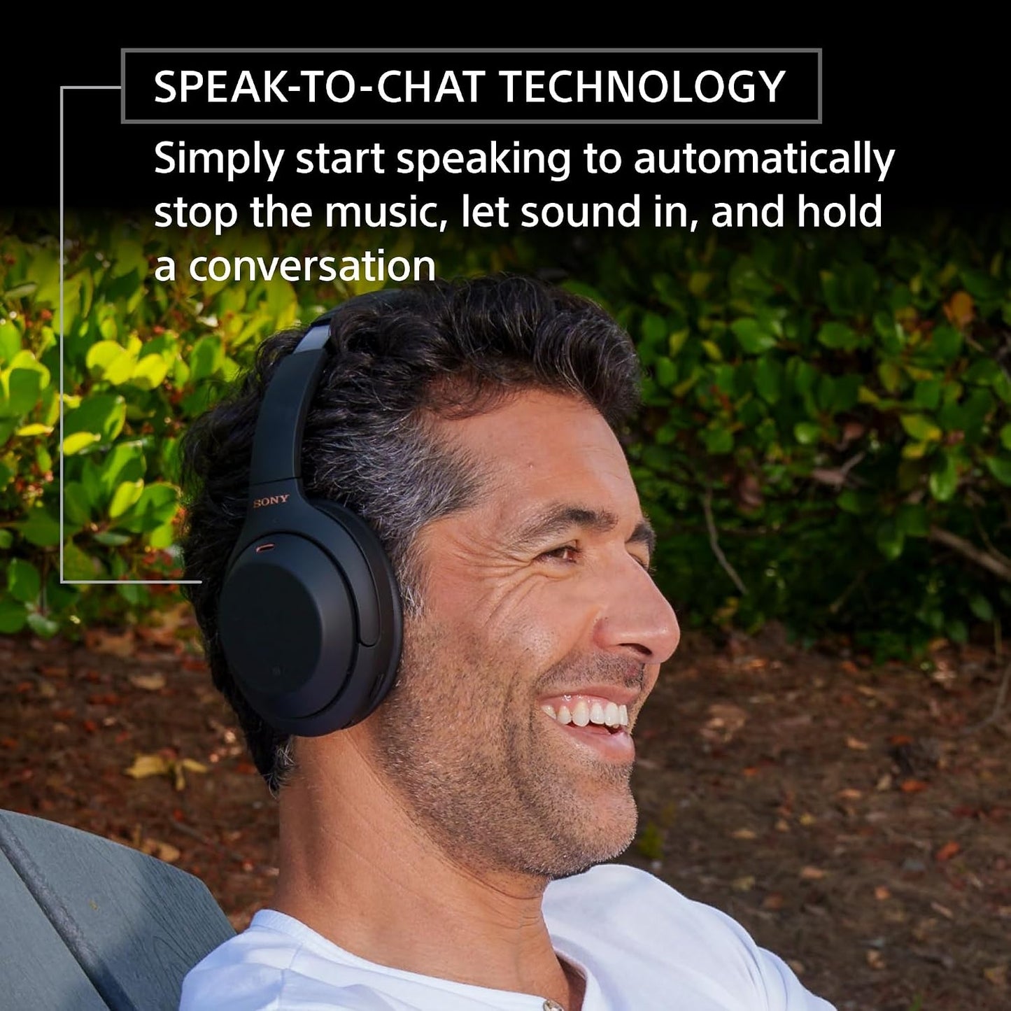 Sony WH-1000XM4 Wireless Premium Noise Canceling Overhead Headphones with Mic Black