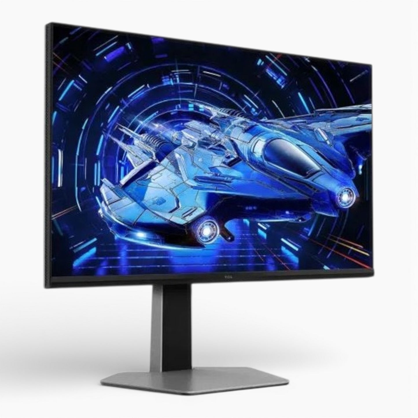 TCL 32" G64 Series QHD HDR QD-Mini LED, 2560x1440, 180Hz, 1ms GTG, AMD FreeSync, Built-In Stereo Speakers, Adjustable Stand, Gaming Monitor Black and Gray 32G64