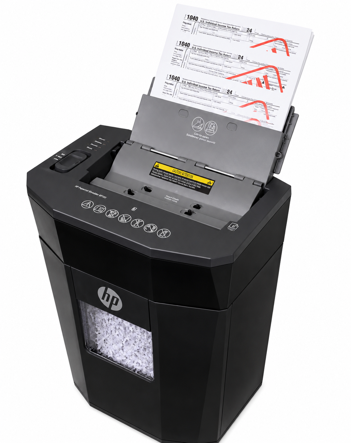 HP AF890 80 Sheet Autofeed Microcut Shredder Black