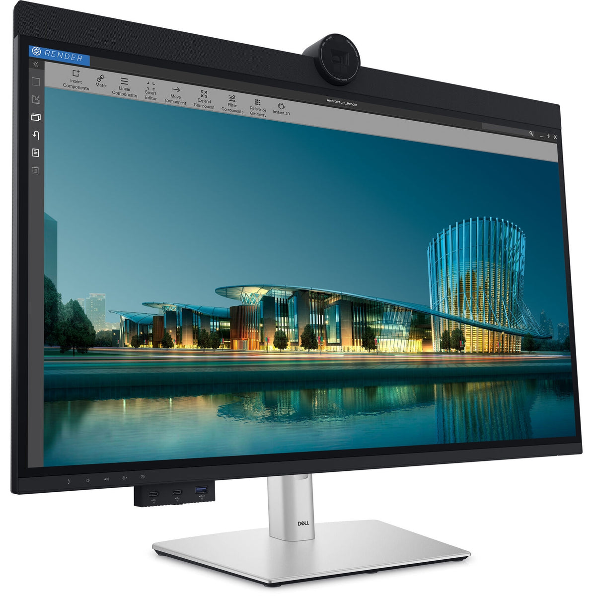 Dell UltraSharp 32" 6K 60Hz 5ms HDR Video Conferencing Monitor HDMI, Mini DisplayPort U3224KB