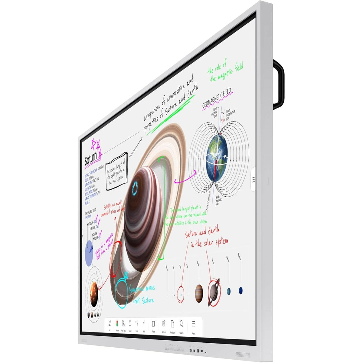 Samsung WM85B Flip Pro 85" 4K Interactive Touchscreen LED Display