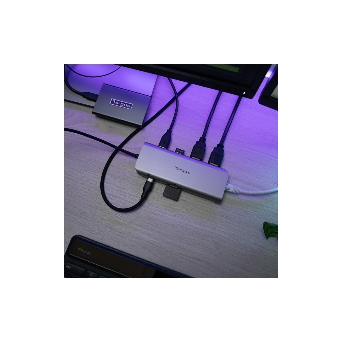 Targus 140W Dual HDMI 4K Docking Station with SD/microSD Reader DOCK403GL