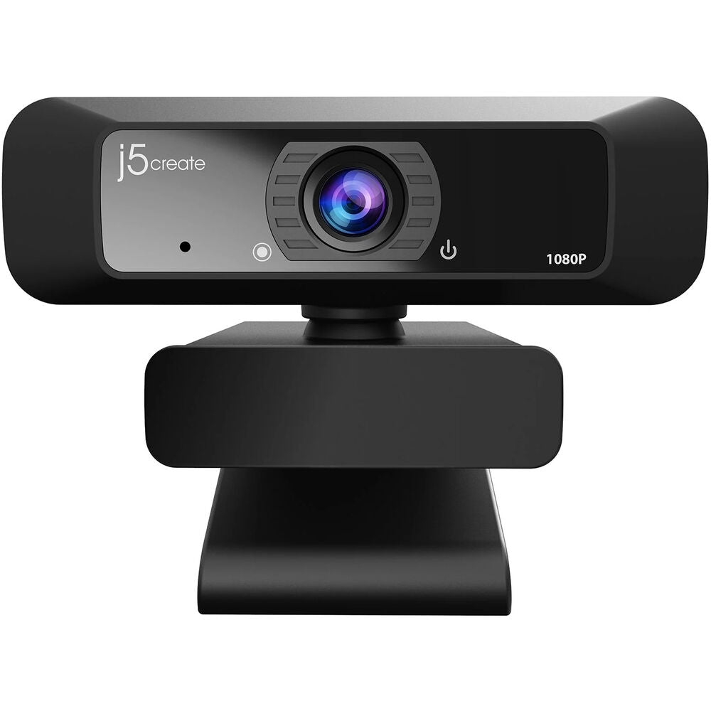 j5create USB HD Webcam 1080p with 360° Rotation - Black JVCU100