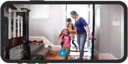 SimpliSafe SimpliCam Wired Indoor 1080p HD Security Camera Black SCM200