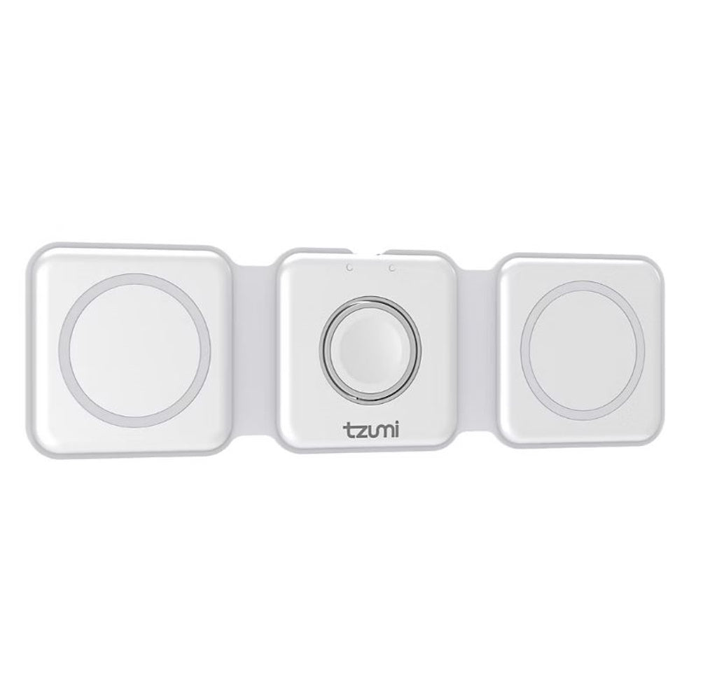 Tzumi 3-in-1 Charge Station | Universal Device Docking Hub, Fast charging capability, Compact size: Lightweight and portable