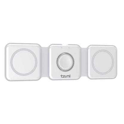 Tzumi 3-in-1 Charge Station | Universal Device Docking Hub, Fast charging capability, Compact size: Lightweight and portable
