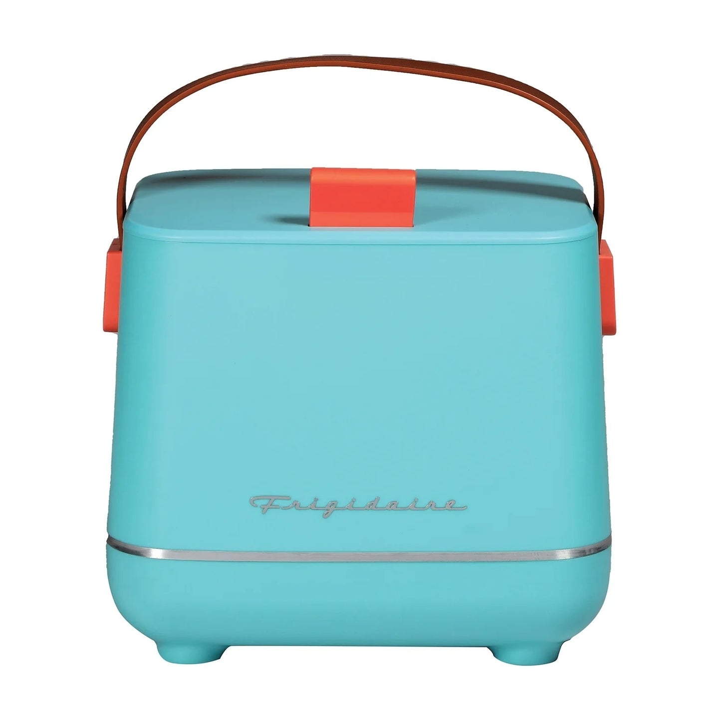 Frigidaire 6-Can 4 liter Retro Top-Opening Portable Beverage Mini Fridge/Cooler EFMIS308-BLUE, Includes 110v home power cord & 12V DC car adapter