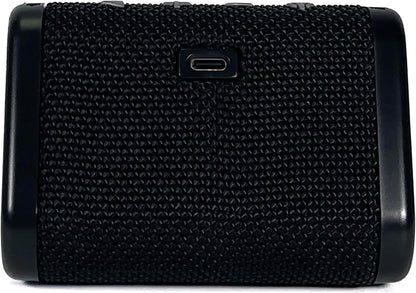 QFX BT-ZXO IPX-7 Rechargeable Waterproof Portable Bluetooth Speaker Black