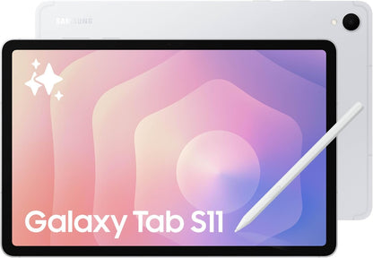 Samsung Galaxy Tab S11 11" 128GB Wi-Fi with S-Pen Silver - Dynamic AMOLED 2X, 120 Hz, 12GB RAM - SM-X730NZSAXAR