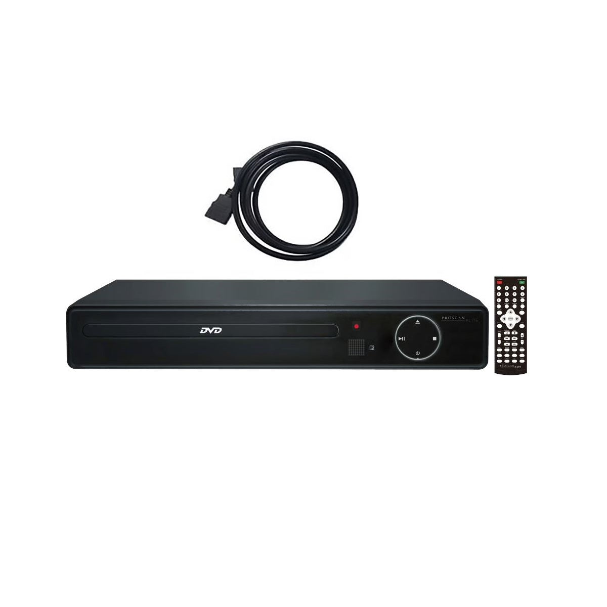 Proscan Elite HDMI DVD Player 1080P Up-Conversion with 6' HDMI Cable, Black, PEDVD6768