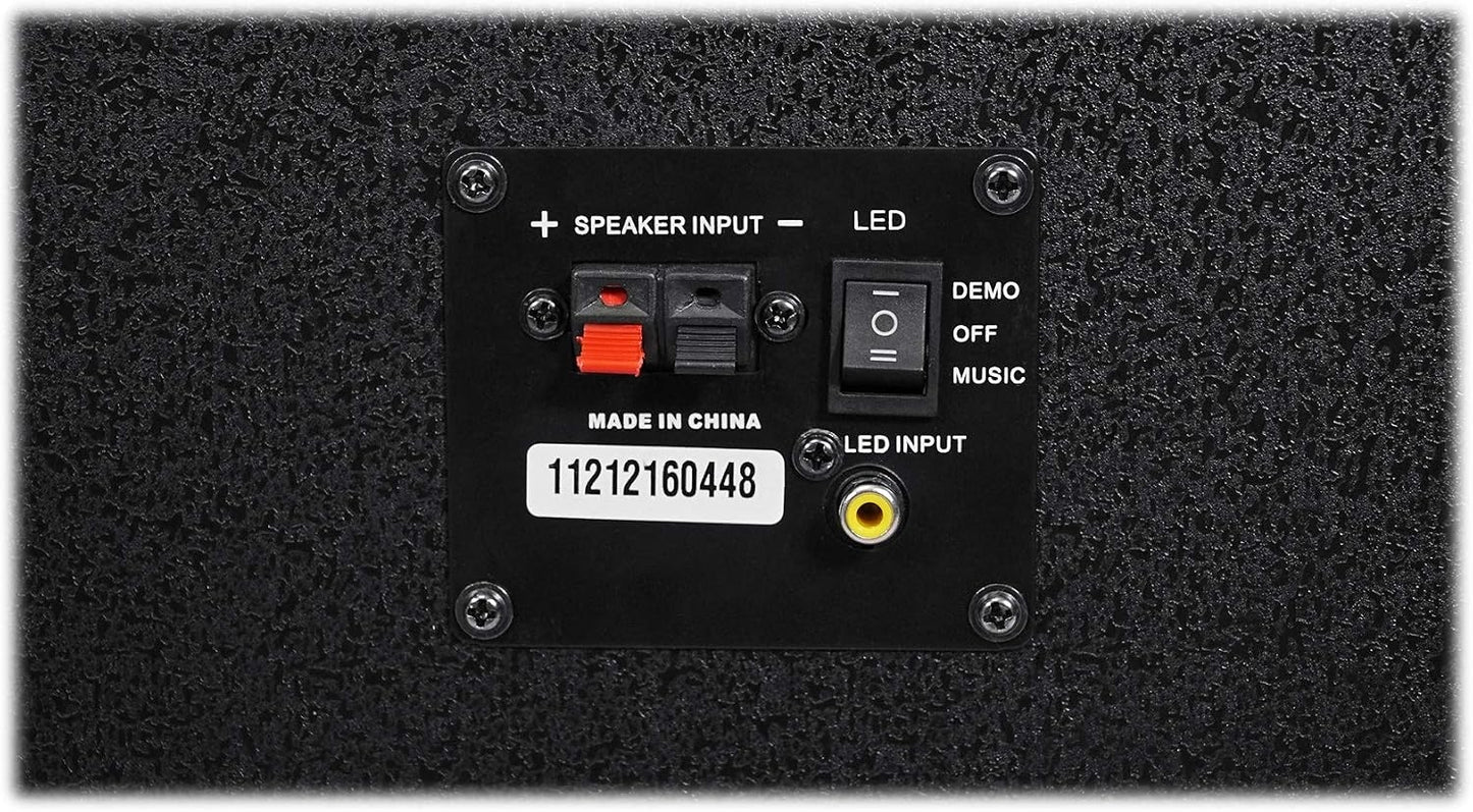 Technical Pro Dual 10" Passive DJ/Party Speaker w/LED Lights + Titanium Tweeter BS10PASSIVE