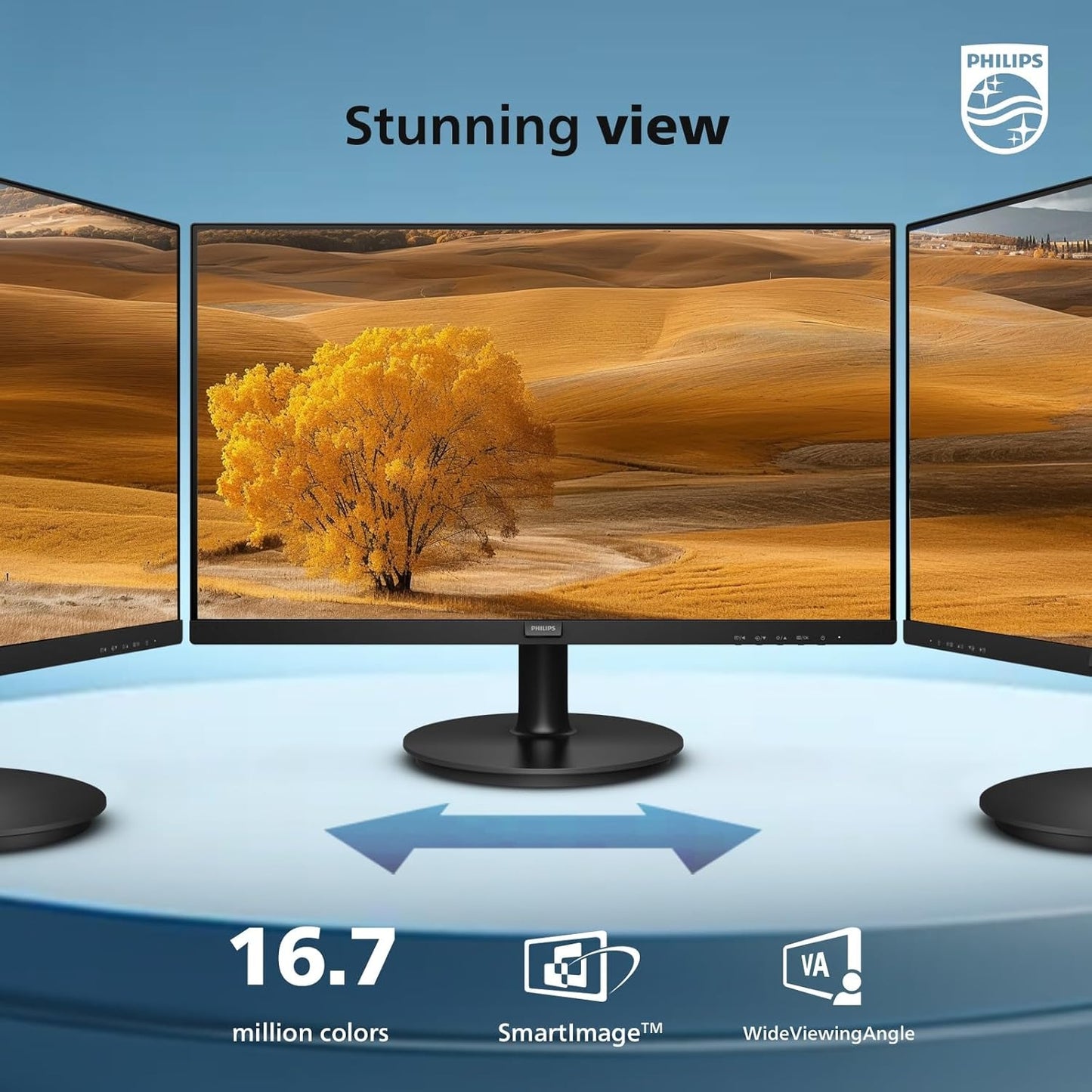 Philips 24 Inch Computer Monitor FHD 100Hz 1920×1080, 4ms, HDMI 1.4, 241V8LB