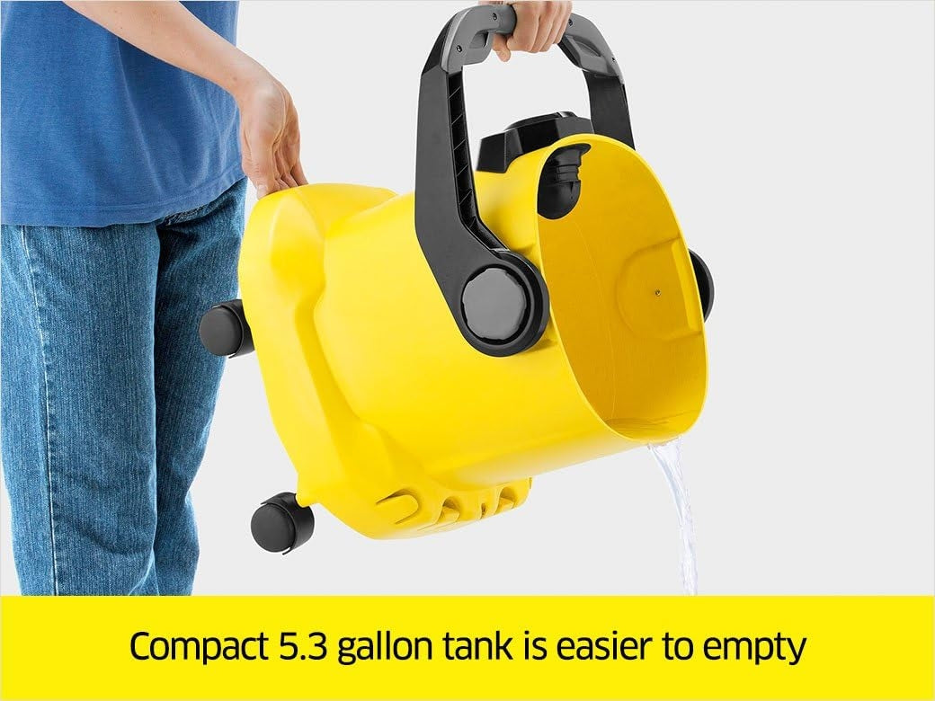 Karcher - WD 4 Wet-Dry Shop Vacuum Cleaner - with Attachments - Blower Feautre, Compact Space-Saving Design - 5.3 Gallon - 1100W